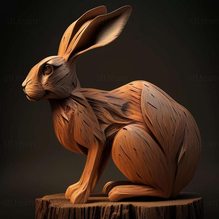 3D model Lepus microtis (STL)